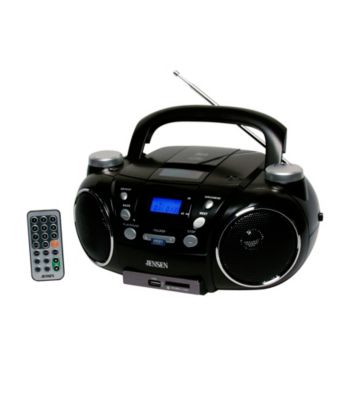 Jensen Portable AM/FM Stereo CD Player with MP3 Encoder/Player