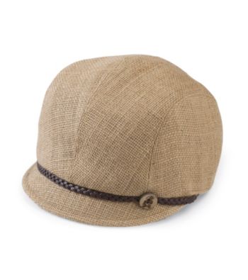 San Diego Hat Co.® Women's Natural Jute Jockey Cap