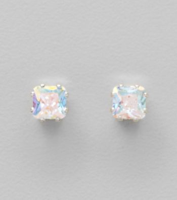 Sterling Silver and Cubic Zirconia Medium 