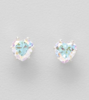 Sterling Silver and Cubic Zirconia Medium 