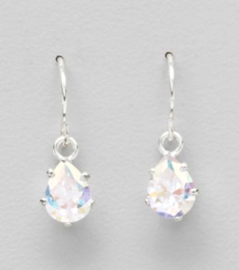 Sterling Silver and Cubic Zirconia Medium 
