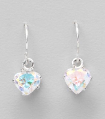 Sterling Silver and Cubic Zirconia Medium 