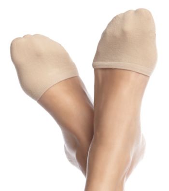 HUE® Cool Contours Toe Covers - Cream