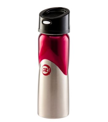Zak Designs® 24oz Black POP Lid on Meadows Single Wall Stainless Steel Bottle