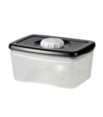 Zak Designs® Clear Black Dial Air Tight PP Food Storage