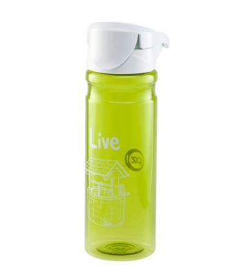 Zak Designs® 24oz White FLIP Lid on Vista Single Wall Tritan Hula Bottle
