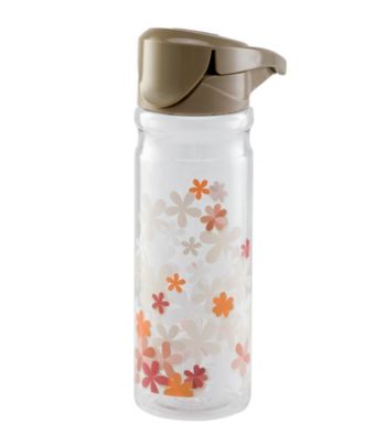 Zak Designs® 24oz Taupe FLIP Lid on Vista Single Wall Tritan Bottle