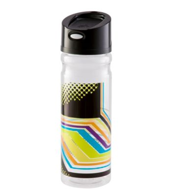 Zak Designs® 24oz Black POP Lid on Vista Single Wall Tritan Bottle