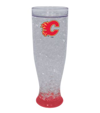 TNT Media Group Calgary Flames Ice Pilsner Glass