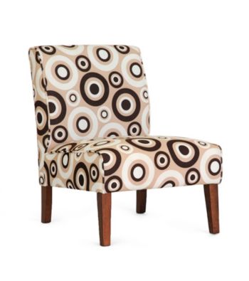Baxton Studios Davis Tan Fabric Modern Accent Chair