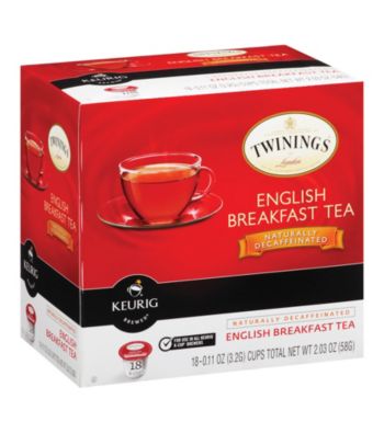 Twinings English Breakfast Tea Naturally Decaffeinated 18-pk. K-Cups®