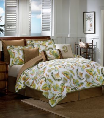Caribbean Floral Comforter Set by Scent-Sation, Inc.