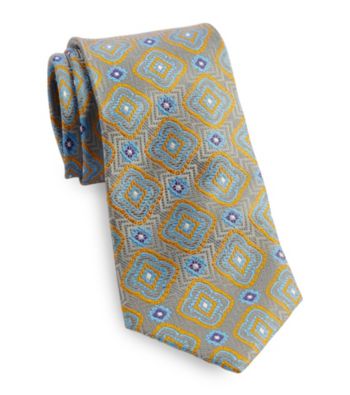 Gold Series™ Men's Big & Tall Gold Moroccan Lantern Silk Tie