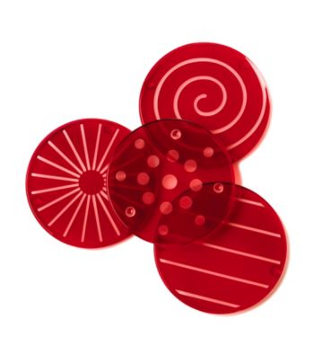 Mikasa® Cheers Ruby Set of 4 Coaster Set