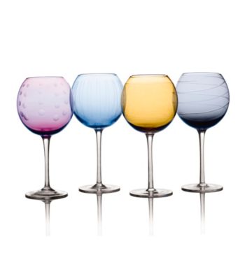 Mikasa® Cheers Color Set of 4 Goblets