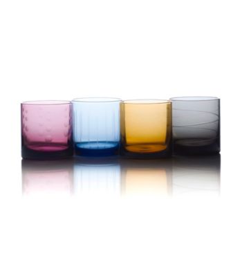 Mikasa® Cheers Color Set of 4 Double Old Fashion Glasses