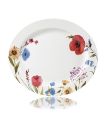 Mikasa® Garden Palette Floral Oval Platter