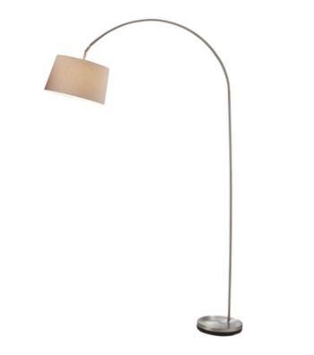 Adesso Goliath Satin Steel Arc Lamp