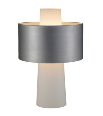 Adesso Symmetry Frosted Glass Table Lamp