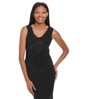 MSK® Tank With Caviar Beading
