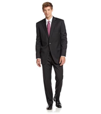 Lauren® Men's Black Pinstripe Suit Separates