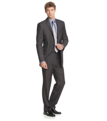 Calvin Klein Men's Gray Suit Separates