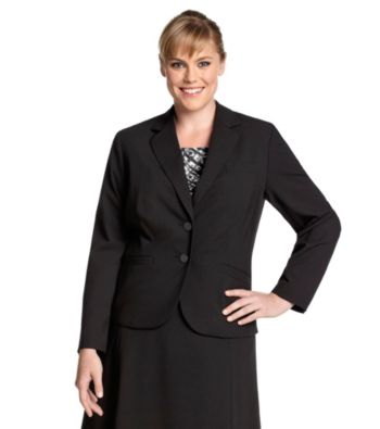 Calvin Klein Plus Size Two-Button Blazer
