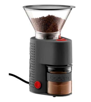 Bodum Bistro Burr Grinder Energized Coffee Grinder - Black