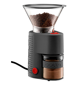 Bodum Bistro Burr Grinder Energized Coffee Grinder - Black