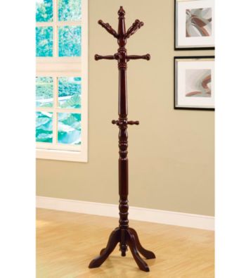 Monarch Cherry Traditional Coat Rack