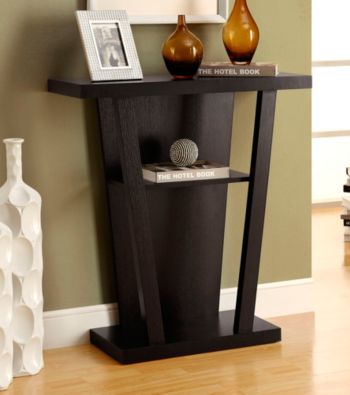 Monarch Cappuccino Symmetrical Console Table