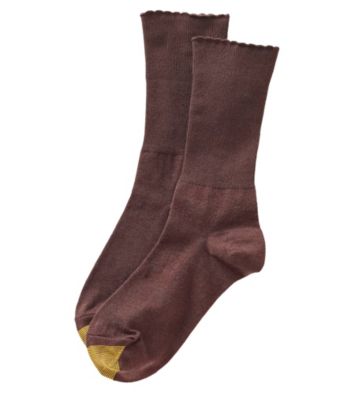 GOLD TOE® Picot Cuff Socks with AquaFX®