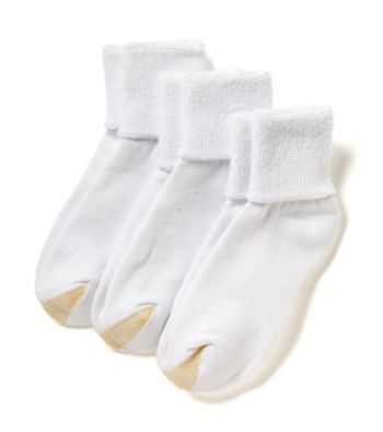 GOLD TOE® White HydroTec Terry Cuff Socks 3-Pack