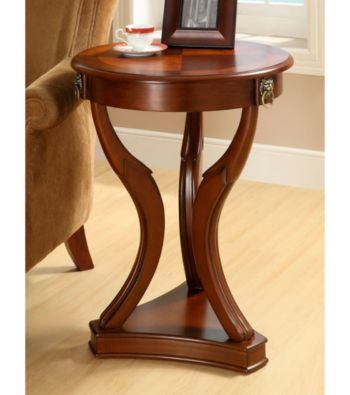 Monarch Regal Birch Veneer Accent Table