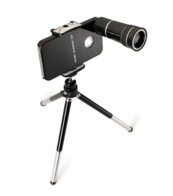 The Sharper Image® 10 x Zoom Telescopic iPhone Camera Lens with Stand