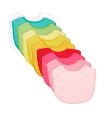Green Sprouts® Girls' 10-pk. Waterproof Absorbent Terry Bibs