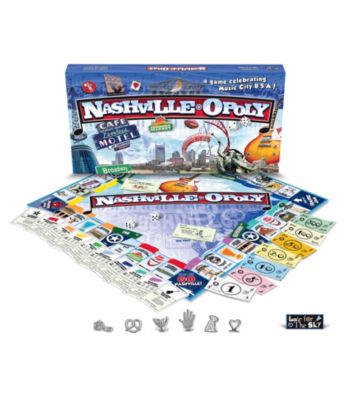 Late For the Sky Men's Nashville-opoly Board Game