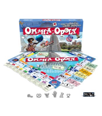Late For the Sky Omaha-opoly Board Game