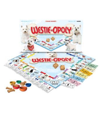 Late for the Sky Westie-opoly Board Game
