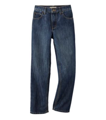 Ruff Hewn Boys' 8-20 Straight Leg Wax-finish Jeans - Medium Indigo