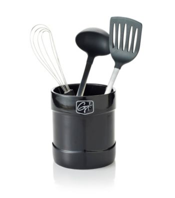 Guy Fieri Black Ceramic Tool Crock