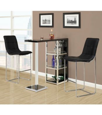 Monarch Glossy Metal Bar Table