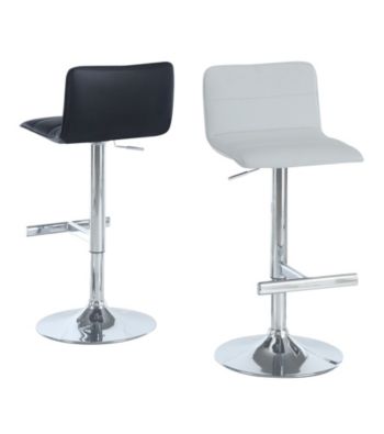 Monarch Set of 2 Retro Hydraulic Lift Barstools