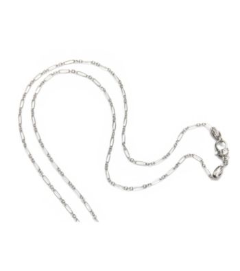 ARIVA Sterling Silver Alternating Link Chain