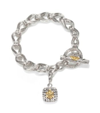 ARIVA Sterling Silver and Acanthus Cushion Charm