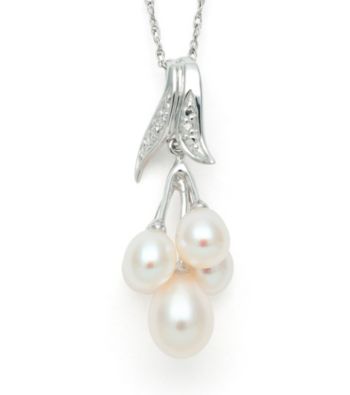.925 Sterling Silver & Fresh Water Pearl Pendant