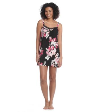 Linea Donatella® Keiko Bouquet Chemise - Black Multi