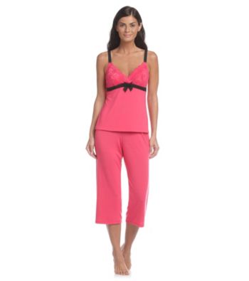 Linea Donatella® Cha Cha Pink Lace Pajama Set