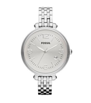 Fossil® Silver Heather Stainless Steel Watch
