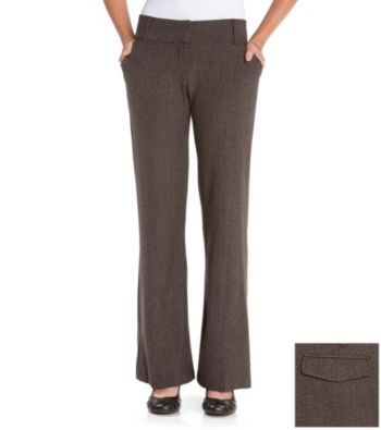 Sequin Hearts Juniors' Plaid Trouser Pants